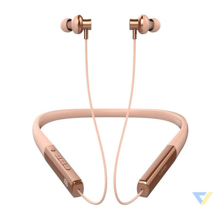 LDNIO N01 wireless neckband headphones (rose gold) Sports