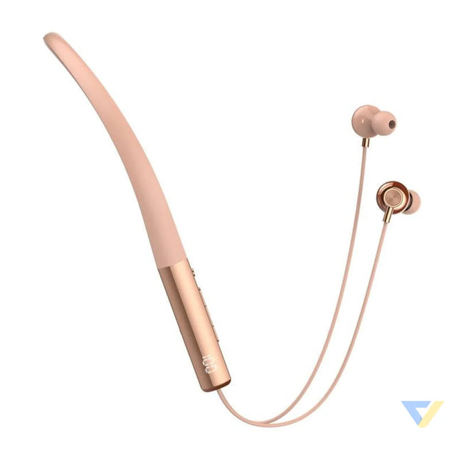 LDNIO N01 wireless neckband headphones (rose gold) Sports