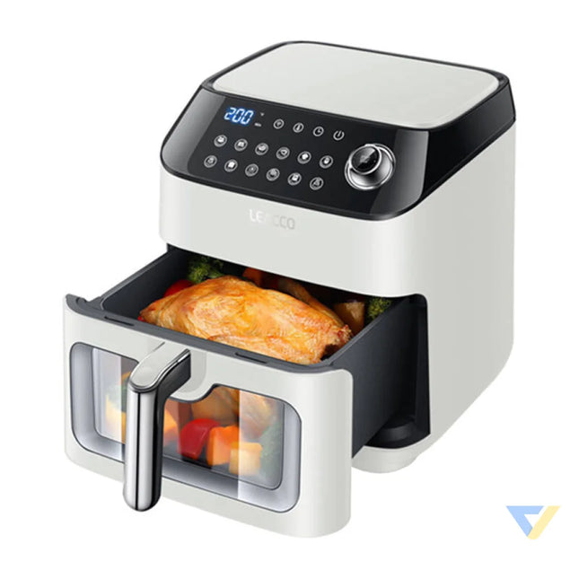 LEACCO 4.5L 1050W non fat fryer AF020 White Fryers