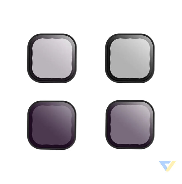 Lens filter set CPL + ND 8/16/32 Telesin for GoPro Hero 9 / Hero 10 / Hero 11 / Hero 12 (GP FLT 903) For sports cameras