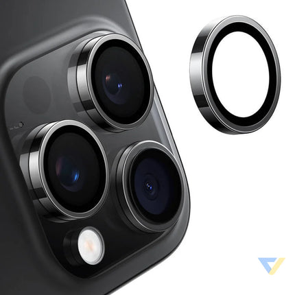 Lensguard Camera Glass for iPhone 16 ProMax (Black) For smartphones