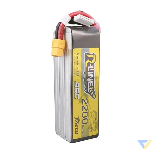 Lipo Tattu R Line 22.2V 2200mAh 6S 95C battery with XT60 connector Lithium and NiMH