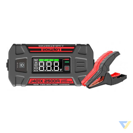 Lokithor J401X Jump Starter / Booster 2500A + Powerbank 20000mAh + Flashlight 4 in 1 Device working in 40°C Jump