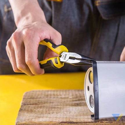 Long Nose Pliers 6’’ Deli Tools EDL2106 (yellow) Pliers