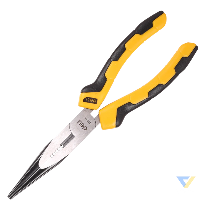 Long Nose Pliers 8’’ Deli Tools EDL2108 (yellow) Pliers
