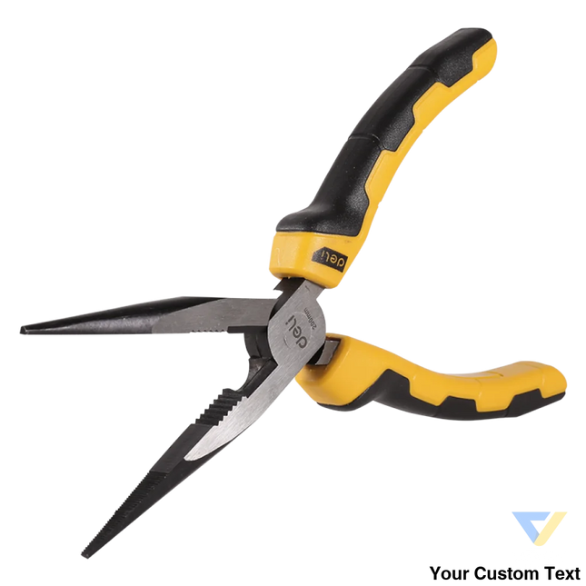 Long Nose Pliers 8’’ Deli Tools EDL2108 (yellow) Pliers
