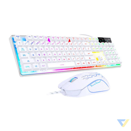 MageGee K1 wired keyboard + mouse set (white) Sets