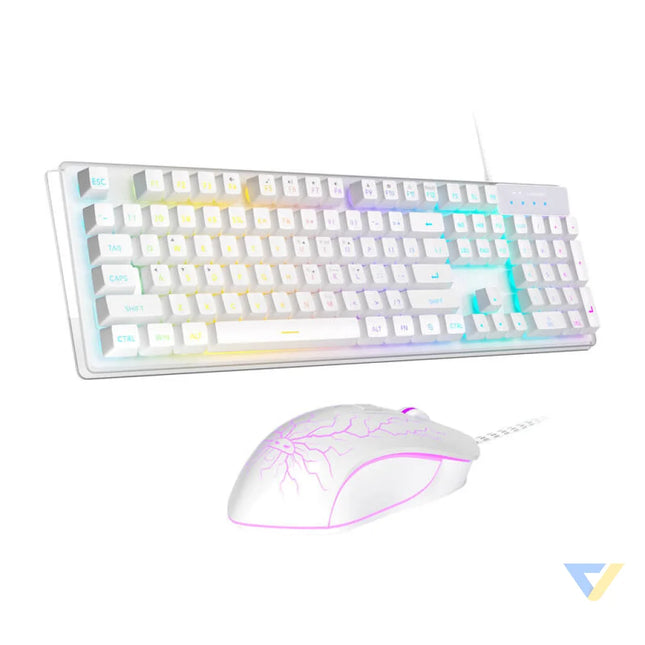 MageGee K1 wired keyboard + mouse set (white) Sets