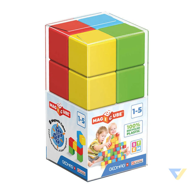 Magicube Color Recycled Crystal magnetic bricks 8 elements GEOMAG GEO 054 Blocks and construction sets