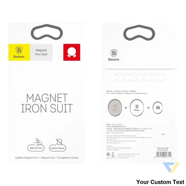 Magnet phone holder Baseus Iron Suit kit black Phone holders