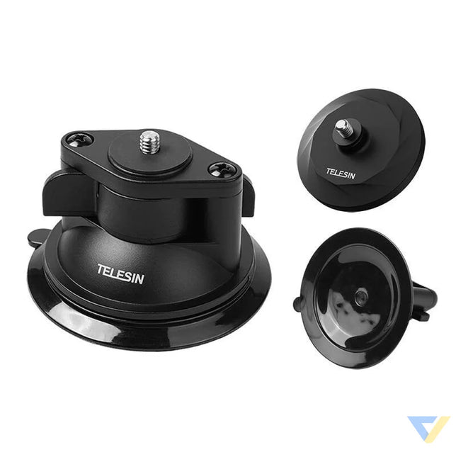 Magnetic Base and Suction Cup Base Set TELESIN for Insta360 GO 3 For sports cameras