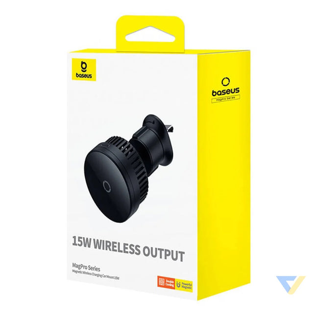 Magnetic Car Phone Holder Baseus MagPro 15W (black) Phone holders