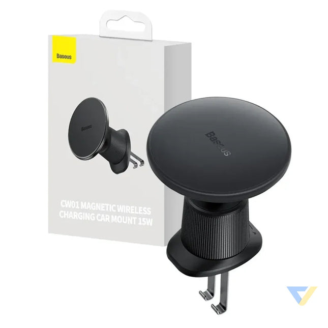 magnetic Car Phone Holder Baseus with wireless charging CW01 (Black) Phone holders
