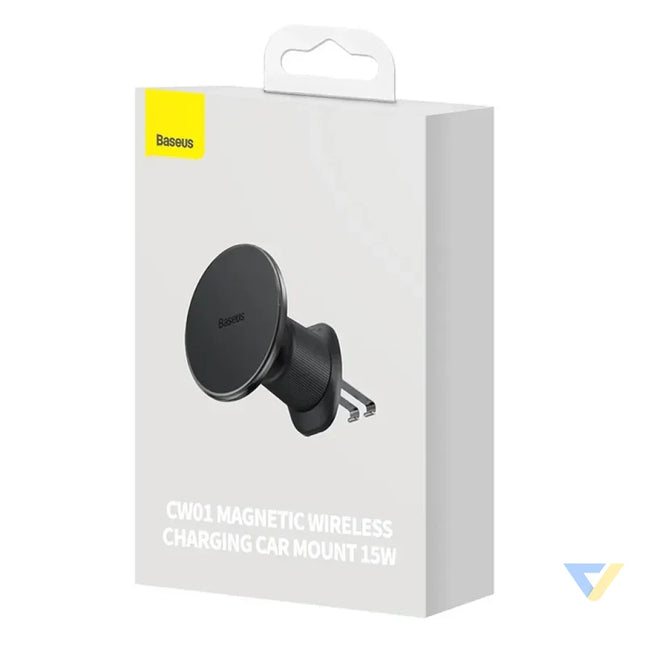 magnetic Car Phone Holder Baseus with wireless charging CW01 (Black) Phone holders