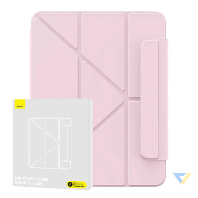 Magnetic Case Baseus Minimalist for Pad Air4/Air5 10.9″/Pad Pro 11″ (baby pink) Protective cases for tablets