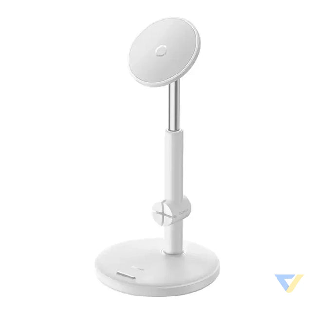 Magnetic Desktop Phone Stand Baseus MagPro (white) Straps mounts and holders