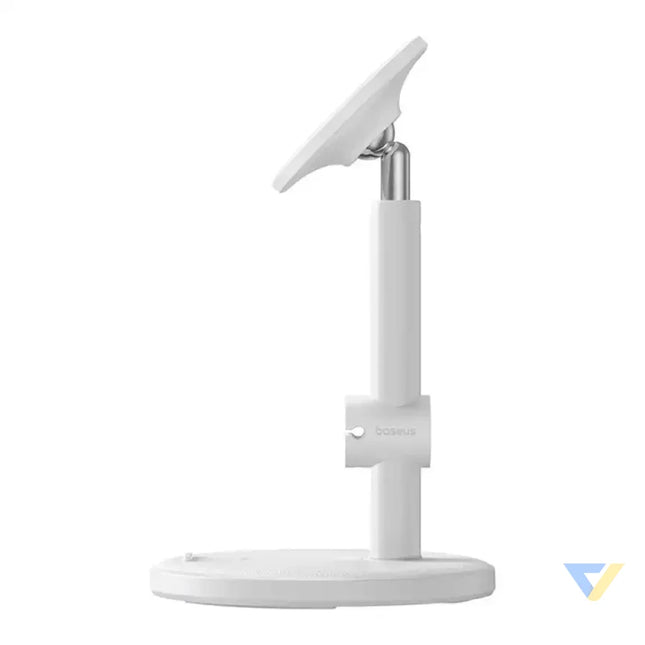 Magnetic Desktop Phone Stand Baseus MagPro (white) Straps mounts and holders