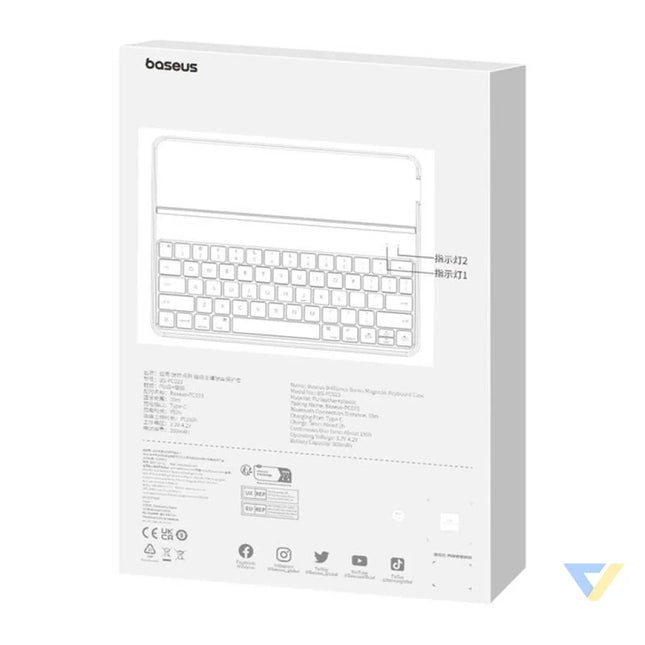 Magnetic Keyboard Case Baseus Brilliance for Pad Air4/5 10.9’’ /Pad Pro11’’ Protective cases for tablets