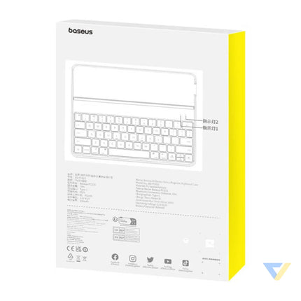 Magnetic Keyboard Case Baseus Brilliance forPad 10.2’’ (black) Protective cases for tablets