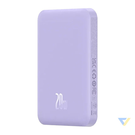 Magnetic Mini Powerbank Baseus 5000mAh 20W (purple) Powerbanks