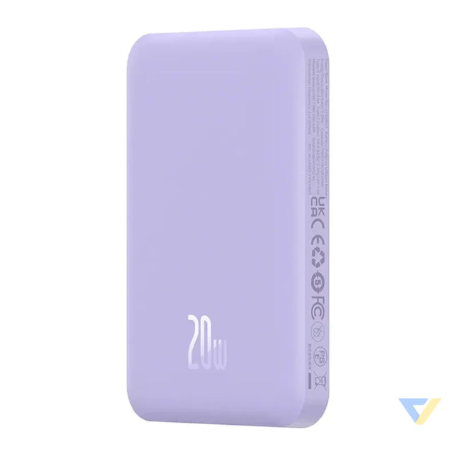 Magnetic Mini Powerbank Baseus 5000mAh 20W (purple) Powerbanks