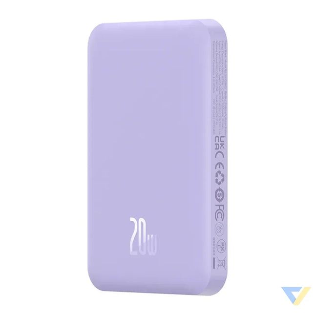 Magnetic Mini Powerbank Baseus 5000mAh 20W (purple) Powerbanks
