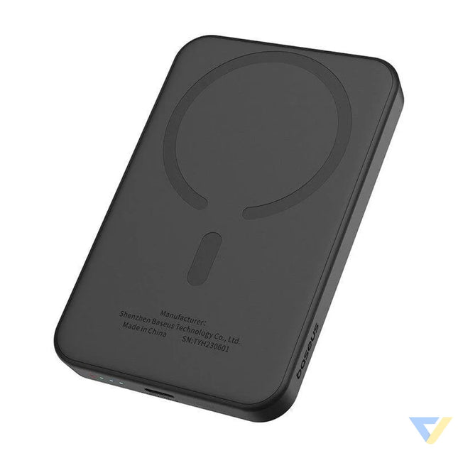 Magnetic Mini Powerbank Baseus 5000mAh USB C 20W (black) Powerbanks