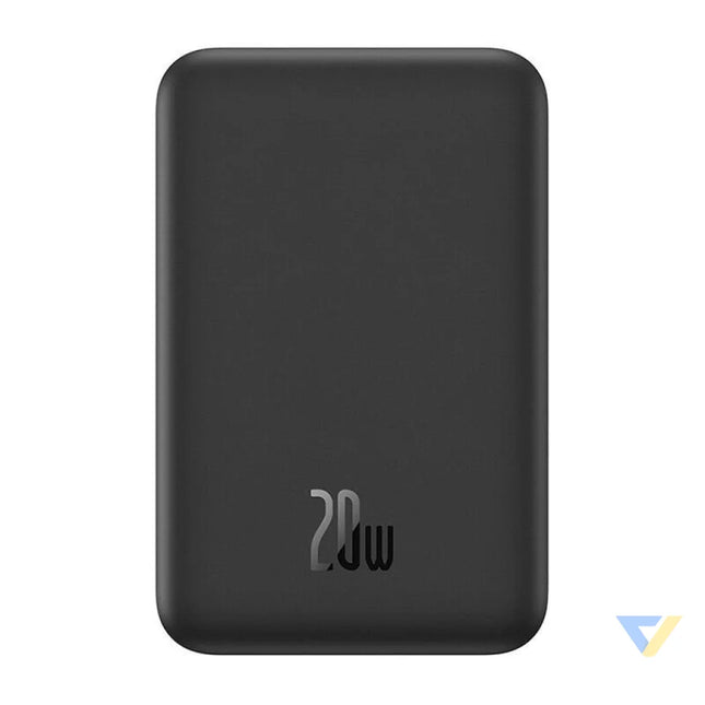 Magnetic Mini Powerbank Baseus 5000mAh USB C 20W (black) Powerbanks