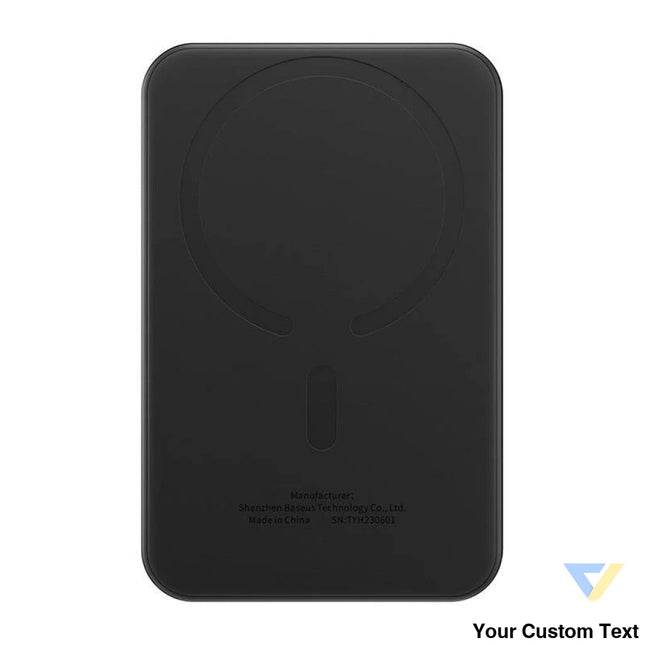 Magnetic Mini Powerbank Baseus 5000mAh USB C 20W (black) Powerbanks