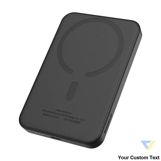 Magnetic Mini Powerbank Baseus 5000mAh USB C 20W (black) Powerbanks