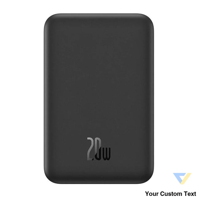 Magnetic Mini Powerbank Baseus 5000mAh USB C 20W (black) Powerbanks