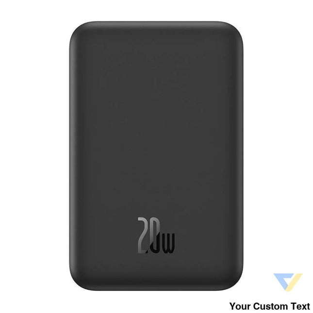 Magnetic Mini Powerbank Baseus 5000mAh USB C 20W (black) Powerbanks