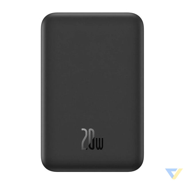 Magnetic Mini Powerbank Baseus 5000mAh USB C 20W (black) Powerbanks
