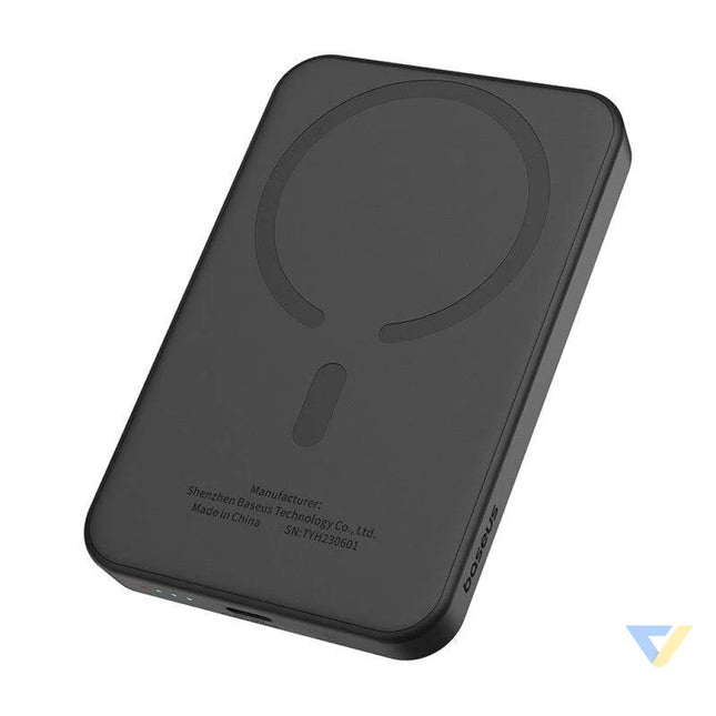 Magnetic Mini Powerbank Baseus 5000mAh USB C 20W (black) Powerbanks