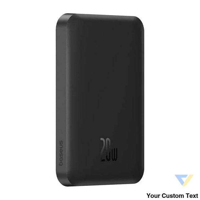 Magnetic Mini Powerbank Baseus 5000mAh USB C 20W (black) Powerbanks