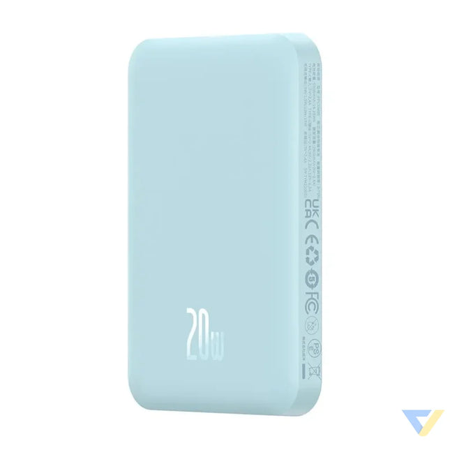 Magnetic Mini Powerbank Baseus 5000mAh USB C 20W (blue) Powerbanks