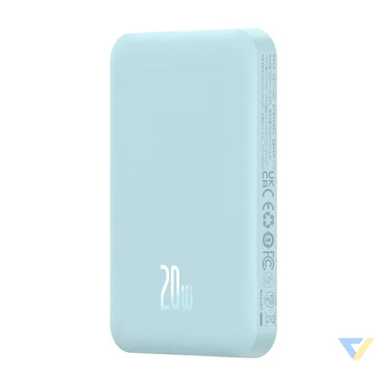 Magnetic Mini Powerbank Baseus 5000mAh USB C 20W (blue) Powerbanks