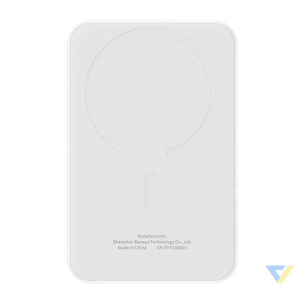 Magnetic Mini Powerbank Baseus 5000mAh USB C 20W (white) Powerbanks