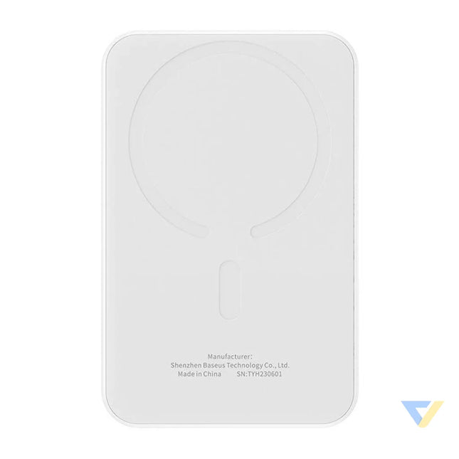 Magnetic Mini Powerbank Baseus 5000mAh USB C 20W (white) Powerbanks