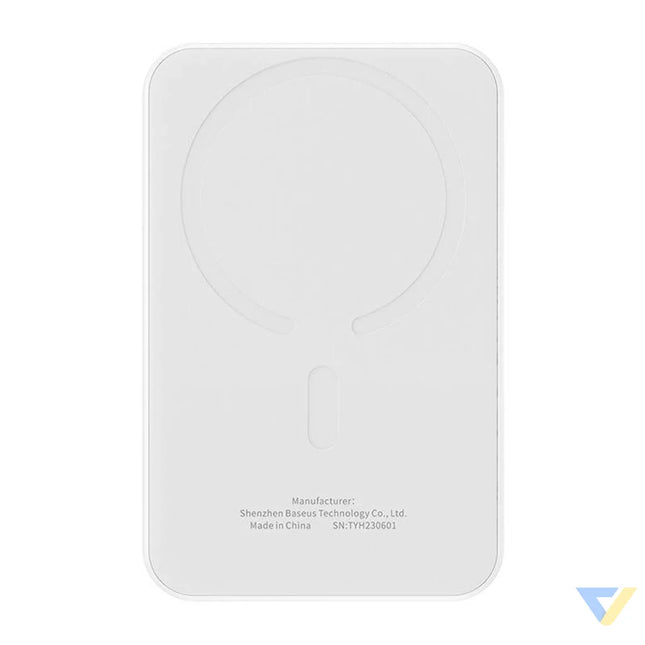 Magnetic Mini Powerbank Baseus 5000mAh USB C 20W (white) Powerbanks