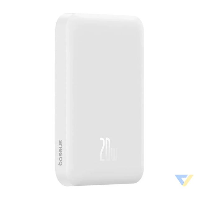 Magnetic Mini Powerbank Baseus 5000mAh USB C 20W (white) Powerbanks