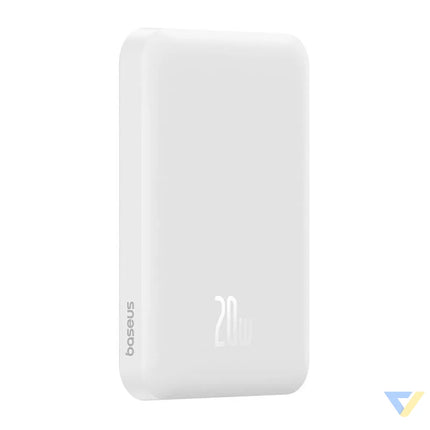 Magnetic Mini Powerbank Baseus 5000mAh USB C 20W (white) Powerbanks