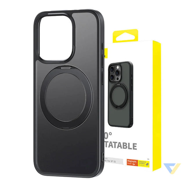 Magnetic Phone Case for iPhone 15 Baseus CyberLoop Series (Black) Protective cases for smartphones