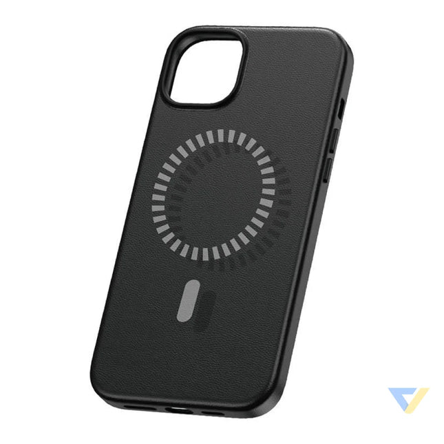 Magnetic Phone Case for iPhone 15 Pro Baseus Fauxther Series (Black) Protective cases for smartphones