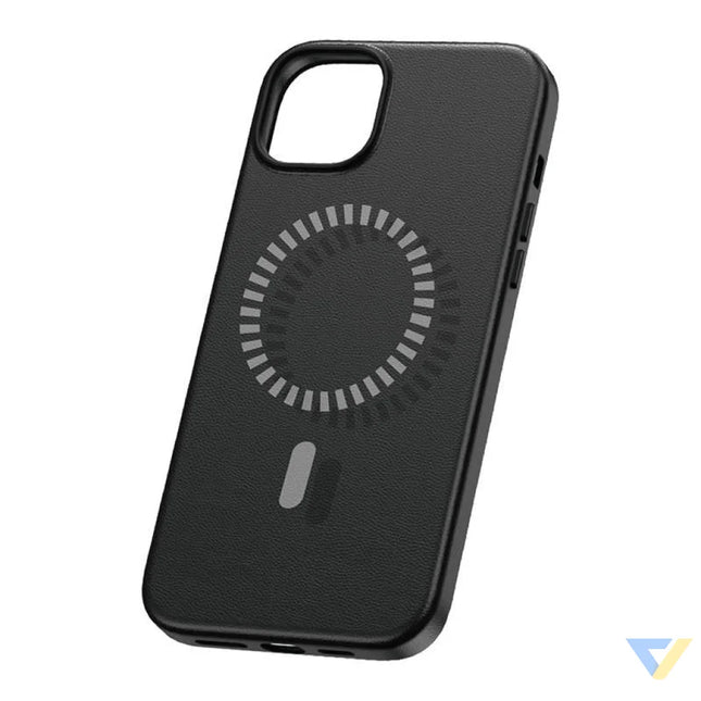 Magnetic Phone Case for iPhone 15 Pro Baseus Fauxther Series (Black) Protective cases for smartphones