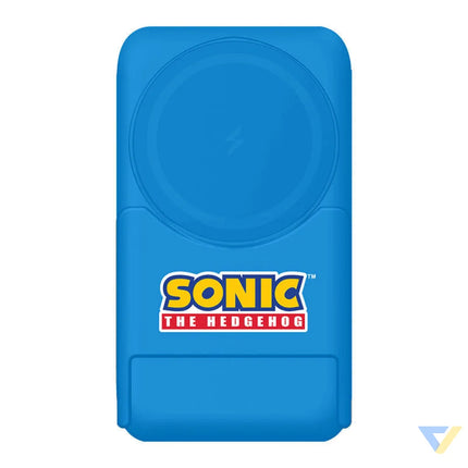Magnetic powerbank OTL 5000 mAh USB C 15W Sonic The Hedgehoh with stand (blue) Powerbanks