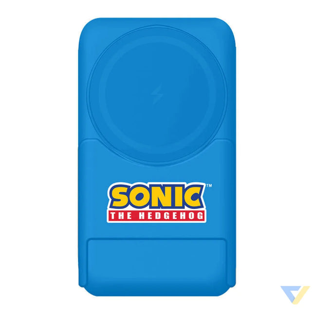 Magnetic powerbank OTL 5000 mAh USB C 15W Sonic The Hedgehoh with stand (blue) Powerbanks