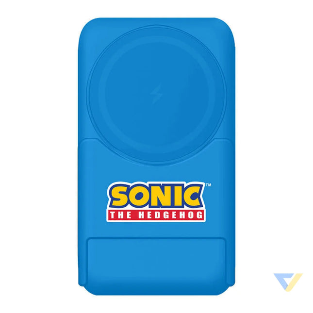 Magnetic powerbank OTL 5000 mAh USB C 15W Sonic The Hedgehoh with stand (blue) Powerbanks