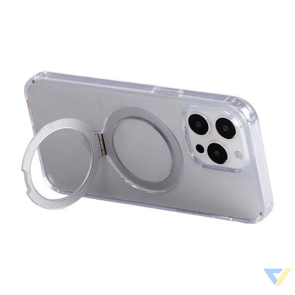 Magnetic protective phone case with holder Joyroom JR BP004 for iPhone 15 (transparent) Protective cases for smartphones