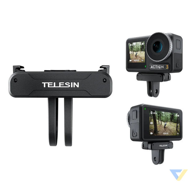 Magnetic two claw adapter for DJI Action 4/3 Camera For sports cameras